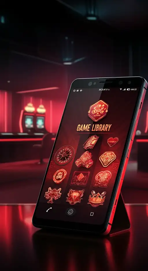 Een overzicht van het uitgebreide spelaanbod van Casino Manga, met verschillende categorieën slots, live casino tafels en jackpotspellen, weergegeven op een gebruiksvriendelijke interface met heldere graphics.